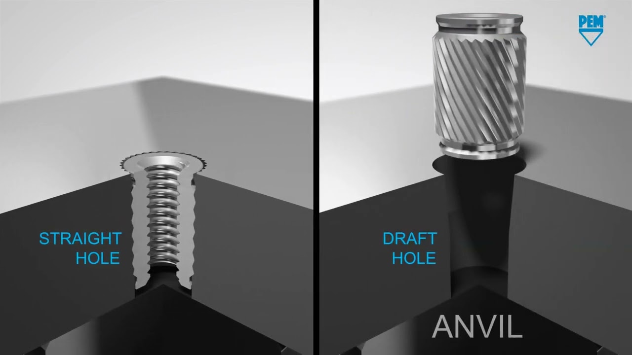 PEM® CastSert™ Threaded Insert Fastener Installation