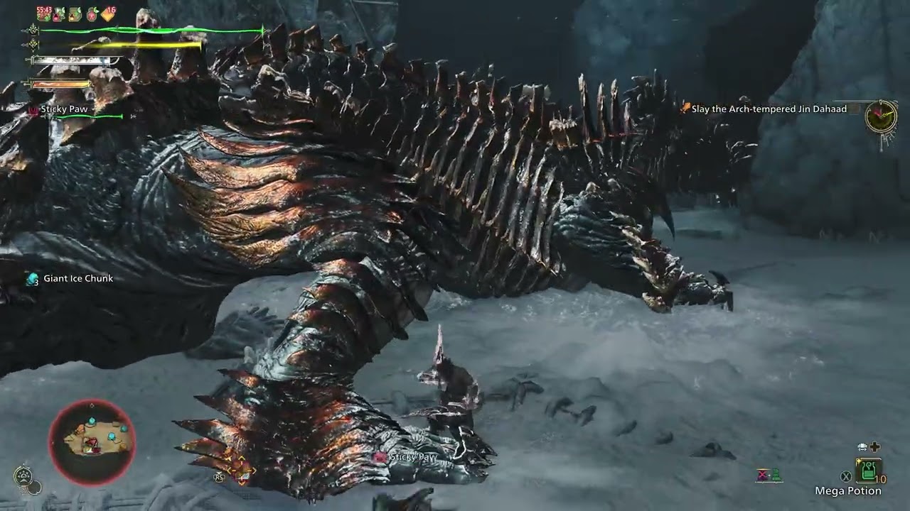 Monster Hunter Wilds, No Armor Challenge: Naked man with toothpicks VS Giant Fridge Dragon