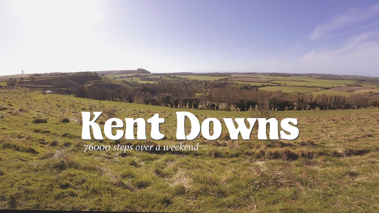 Kent Downs | 76000 steps over a weekend