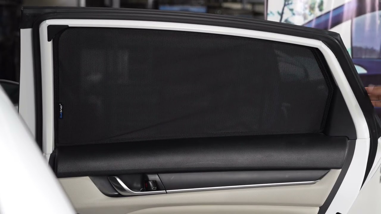 How to Install QuikSnap car window sunshades.