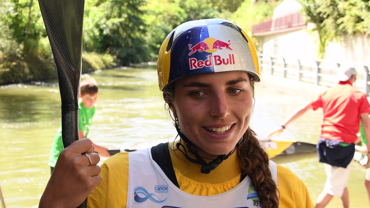 Jessica Fox K1 second #ICFslalom 2017 Canoe World Cup Final La Seu