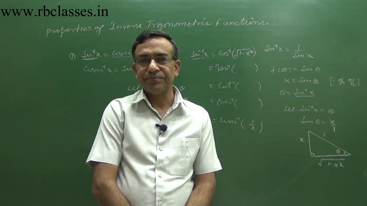 Class 12 Maths Properties of Inverse Trigonometric Functions