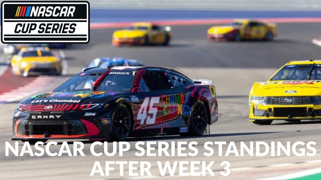 Турнирная таблица серии NASCAR Cup Series после 3-й недели