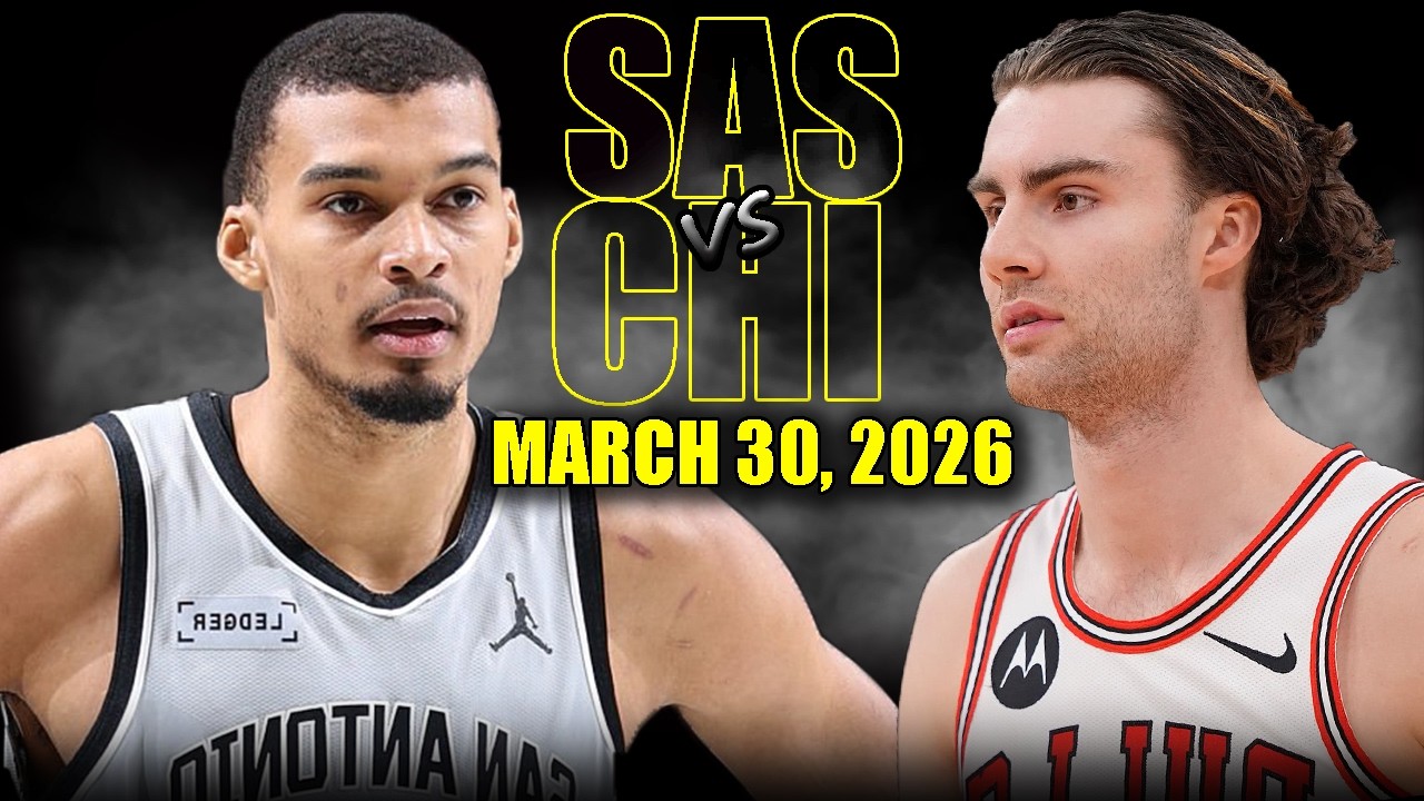 San Antonio Spurs vs Chicago Bulls Full Game Highlights &ndash; March 30, 2026 | NBA Season