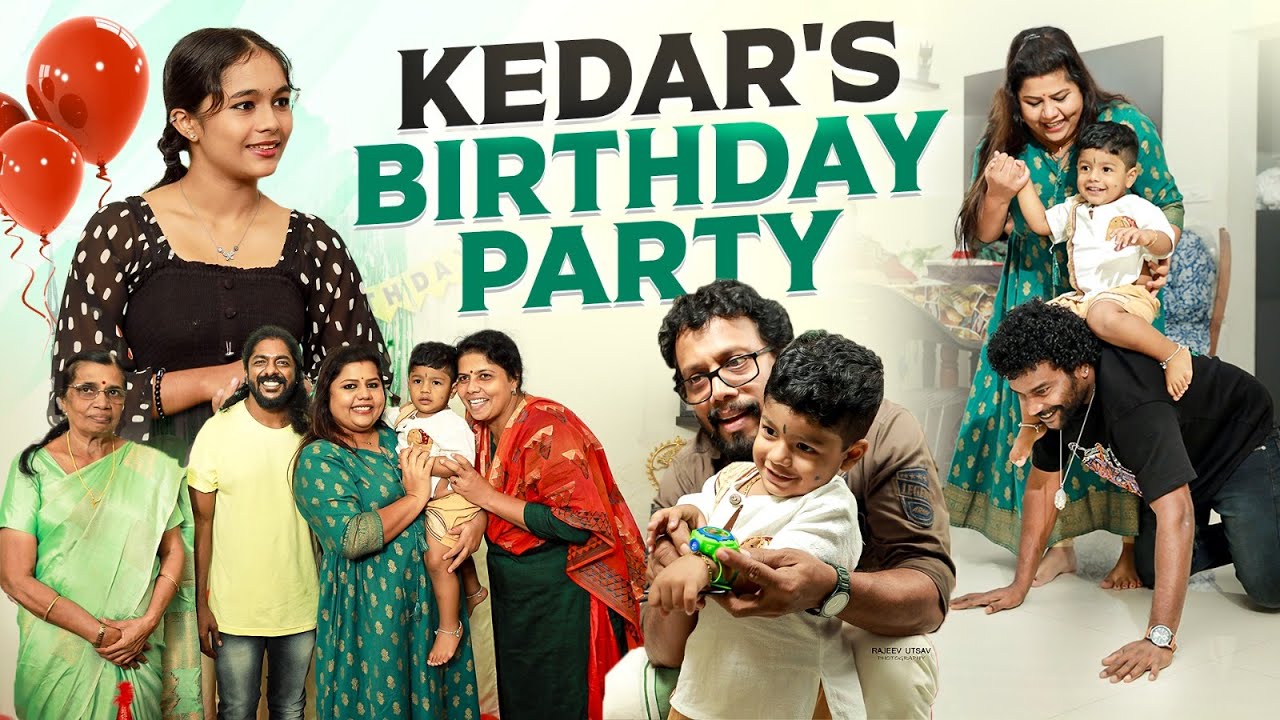 Birthday സർപ്രൈസുകൾ 😍🎂🥳 Kedar's Birthday Party  | Sneha Sreekumar l SP Sreekumar