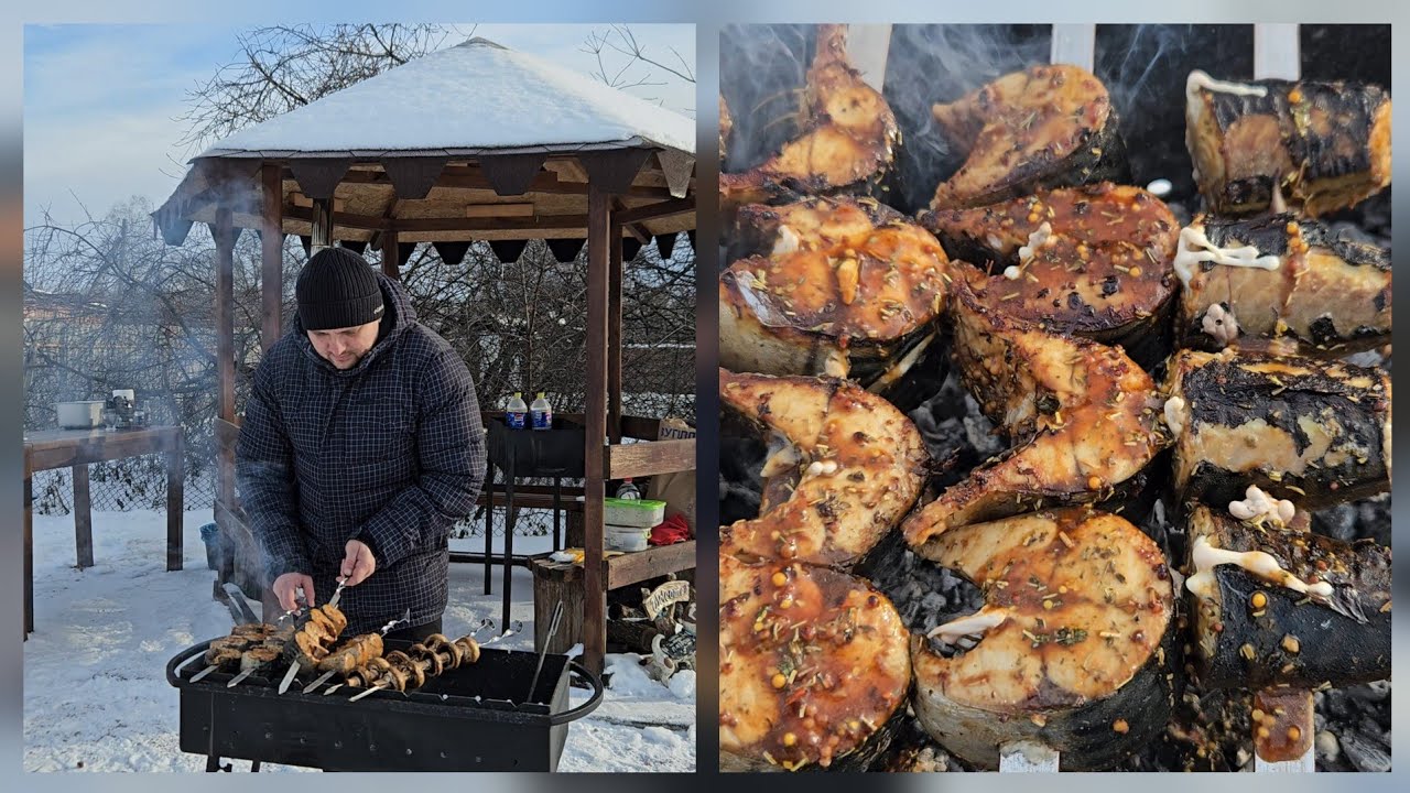 You’ve Never Tried Mackerel Like This! 🔥 Grilled with Mushrooms