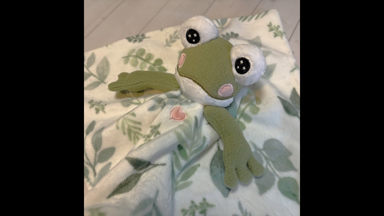 Frog Lovey Blanket Part 2