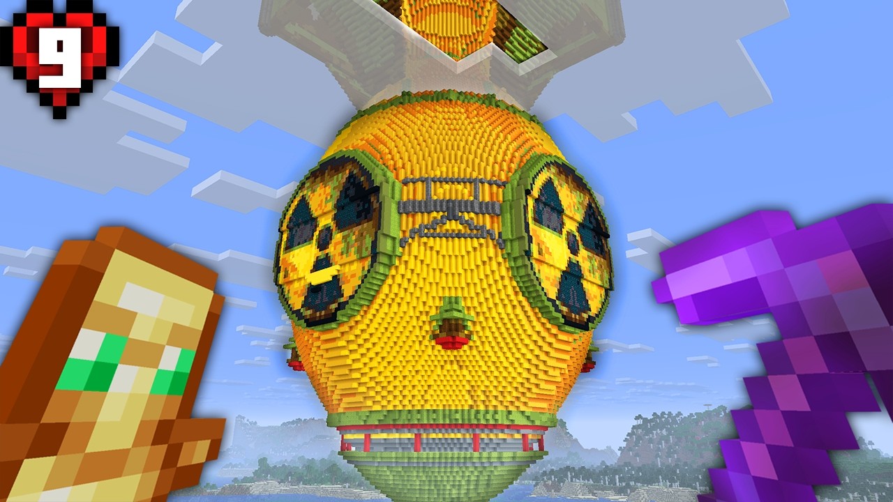Minecraft'ta Çalışan ATOM BOMBASI Yaptım | Hardcore 9