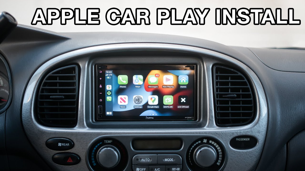 ЛЕГКАЯ установка APPLE CAR PLAY на Sequoia 1-го поколения (менее 150 долларов США)
