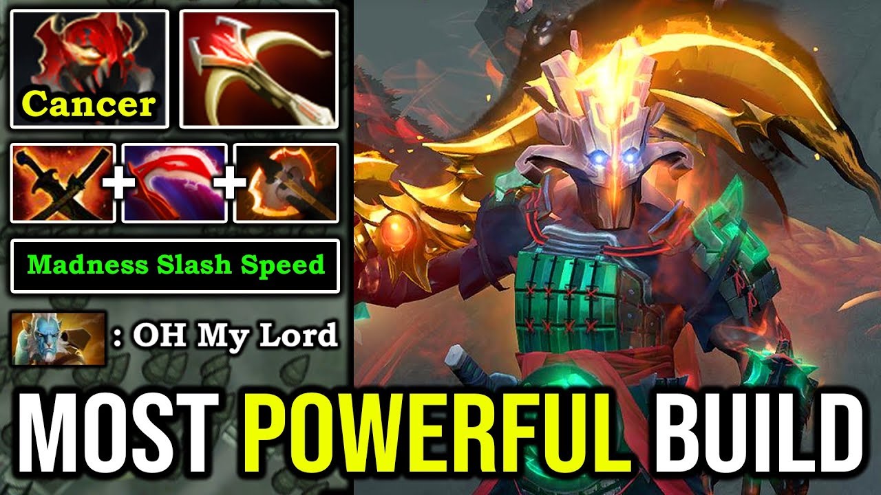 MADNESS OMNISLASH Super Pro Juggernaut Crazy Daedalus Crit MOST POWERFUL BUILD EVER DotA 2