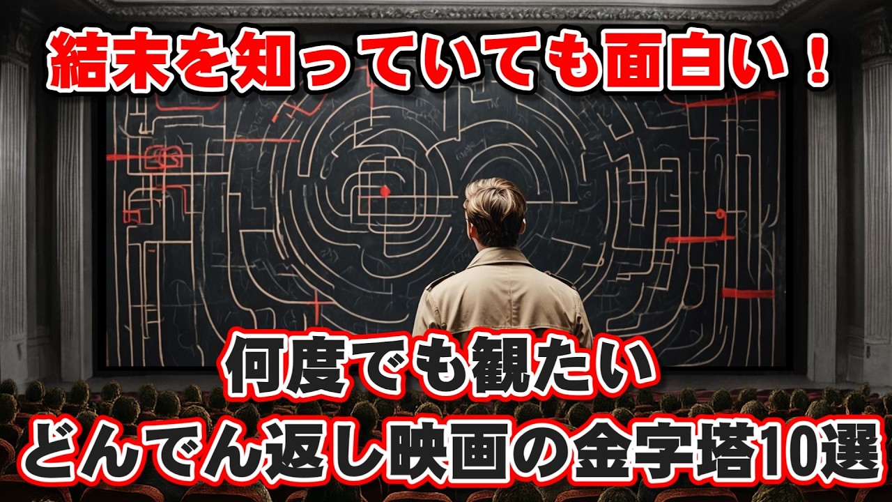 【ゆっくり解説】結末を知っていても面白い！何度でも観たい、どんでん返し映画の金字塔【BGMあり】