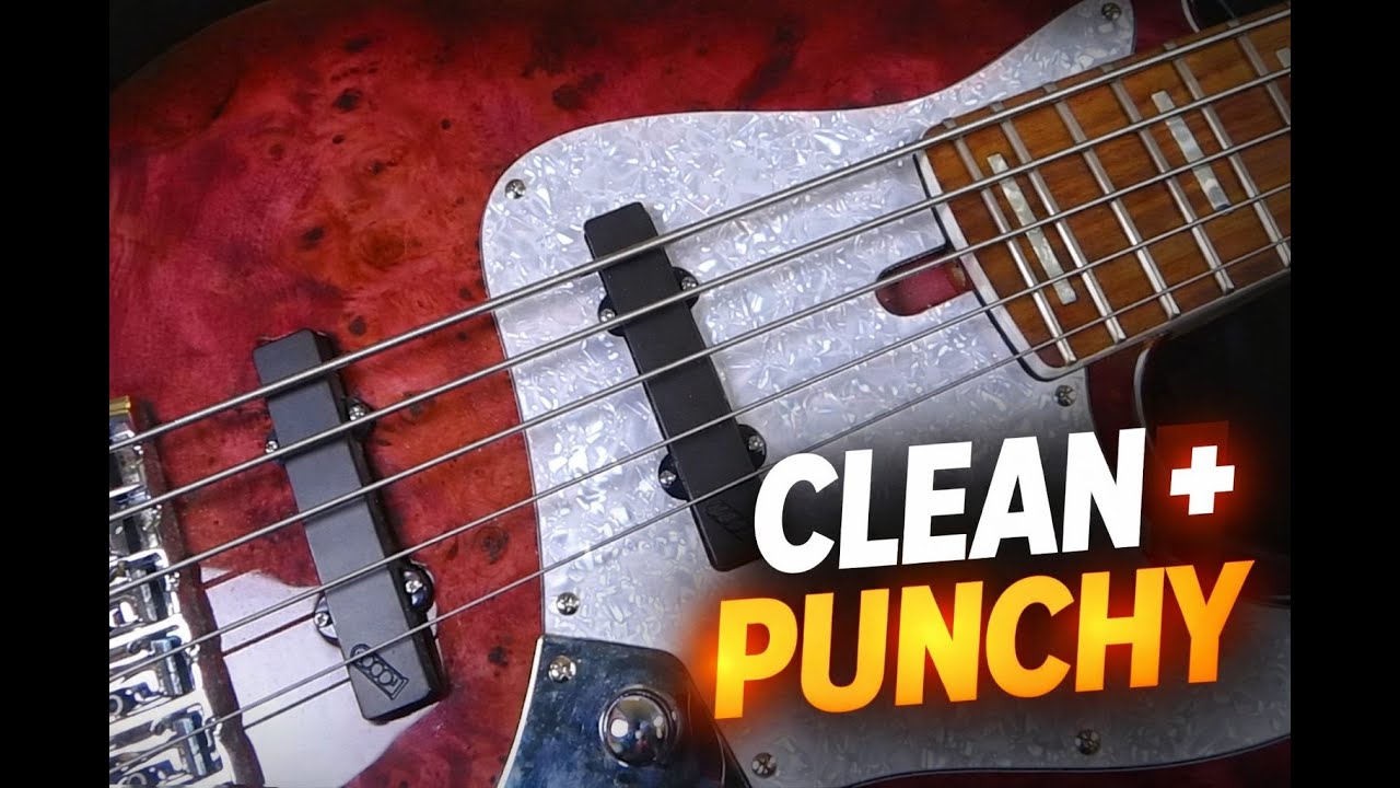 Coillab J-Style Pickups Demo | Bassmods Bass w/ Trickfish J-Core 4-Band Preamp  Slap Bass