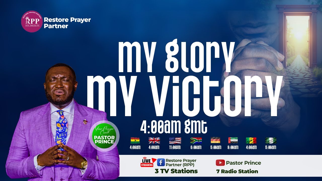 🔴 LIVE | RESTORE PRAYER PARTNER -  MY GLORY MY VICTORY - 16TH JAN. 2026