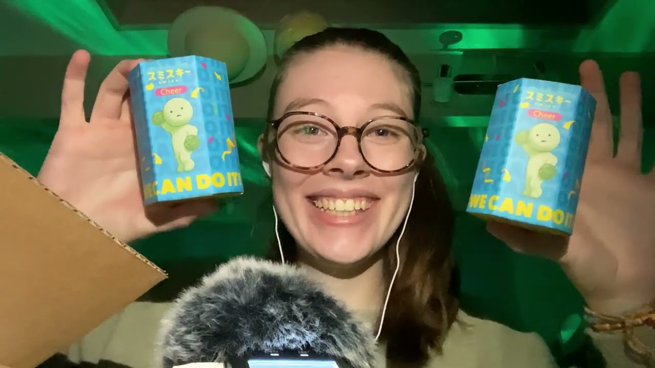 ✨ ASMR - Haul Smiski & Unboxing d'une Lampe Mystérieuse ! 🛍️💡
