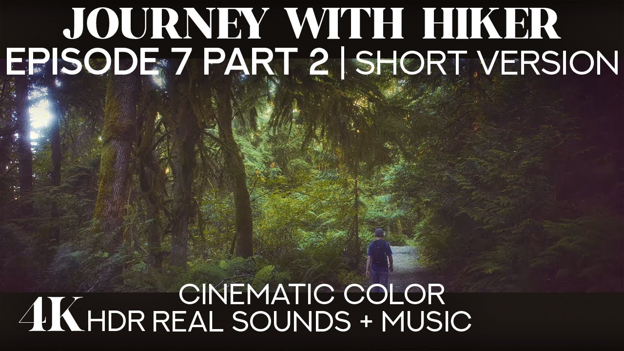 Echo Peak Loop Trail, WA - 4K HDR Journey with Hiker #7 - Part 2/ Cinematic Color /Short /Anamorphic
