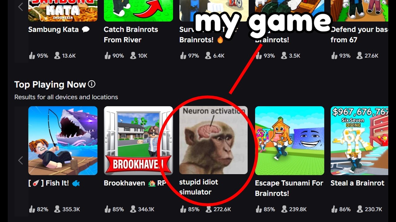 I tried to make a roblox game go VIRAL