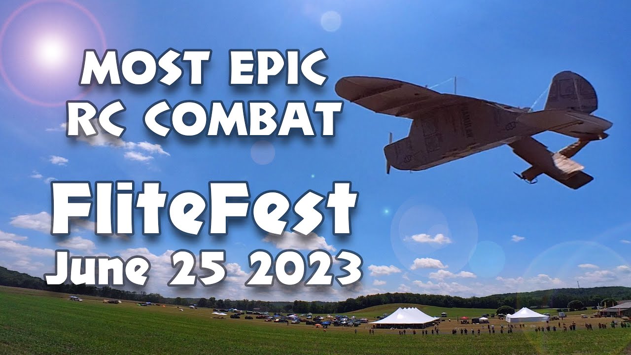 MOST EPIC FliteFest Combat Sunday June 25 2023 - 3 Giant Planes Go Down