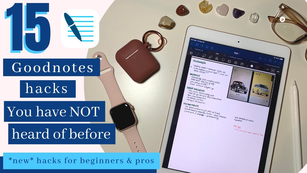 15 Goodnotes Tips and Tricks for Beginners & Pros | Goodnotes Hacks You Haven't Heard of|Shyan Renée