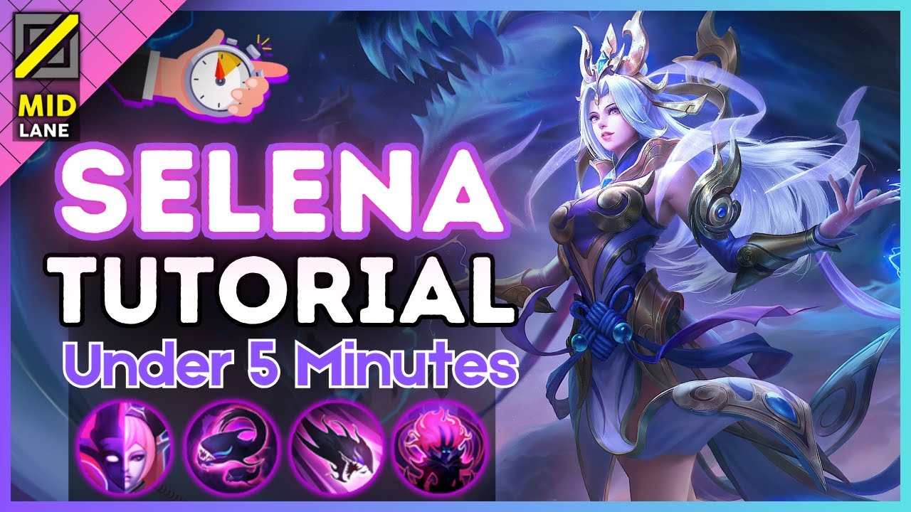 5-Minute Selena Tutorial in Mid Lane || (MLBB S34) 2024