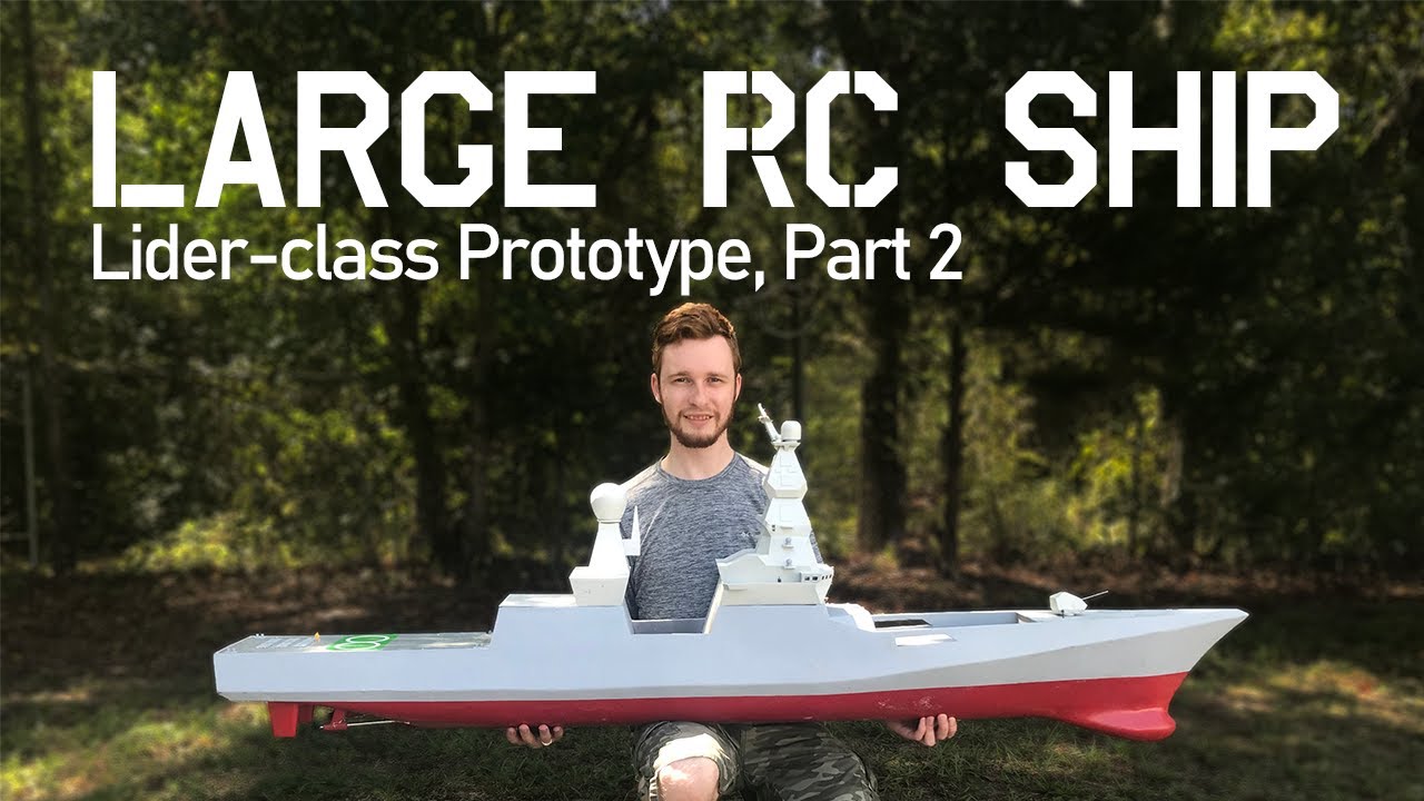 Large RC Model Ship Scratch Build (Lider-class Cruiser/Destroyer)