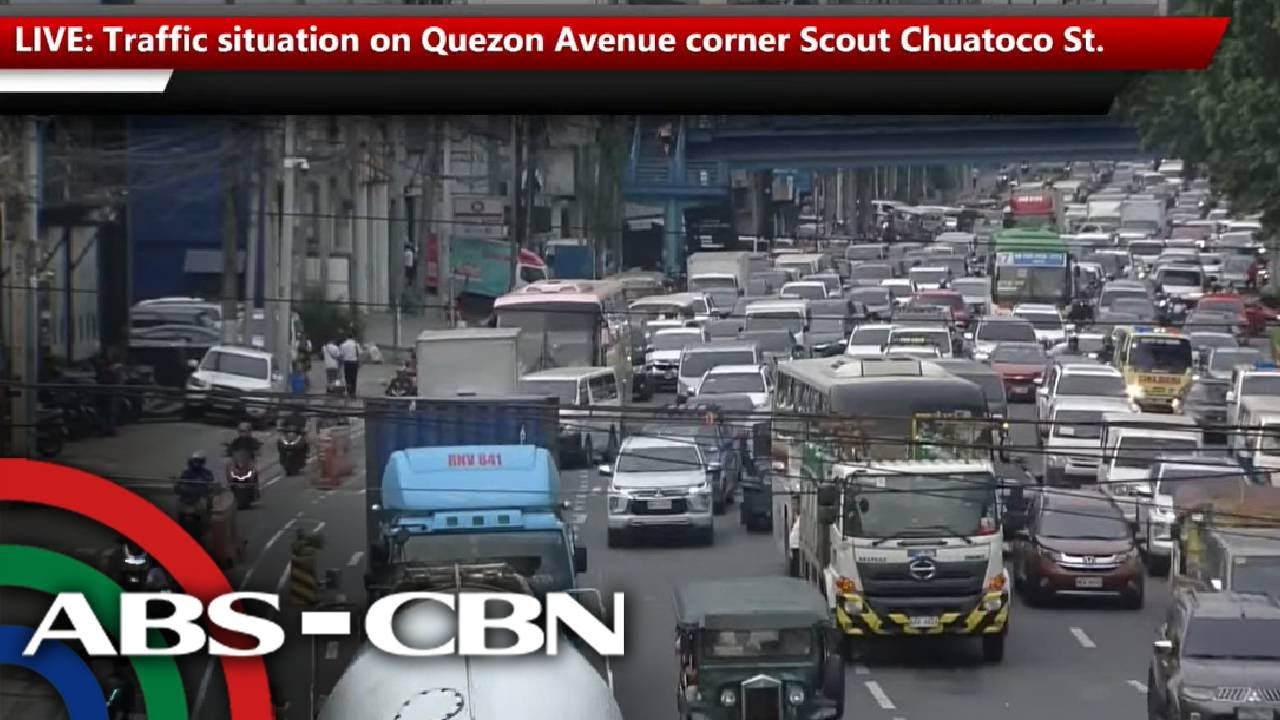 LIVE: Traffic situation on Quezon Avenue corner Scout Chuatoco St. | ABS-CBN News