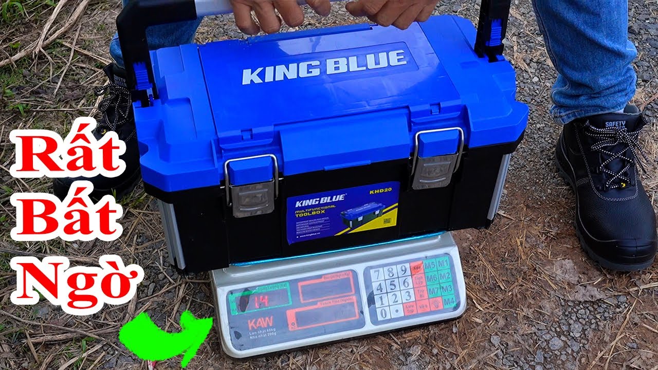 bạn sẽ cực kỳ bất ngờ với thùng đựng đồ nghề kingblue siêu đẳng cấp này, thùng đồ nghề kingblue