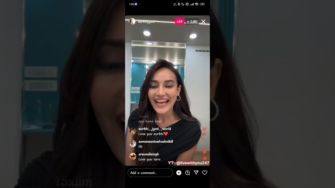 Surbhi Jyoti Instagram live today | Surbhi Jyoti live video | Surbhi Jyoti ka Instagram live video |
