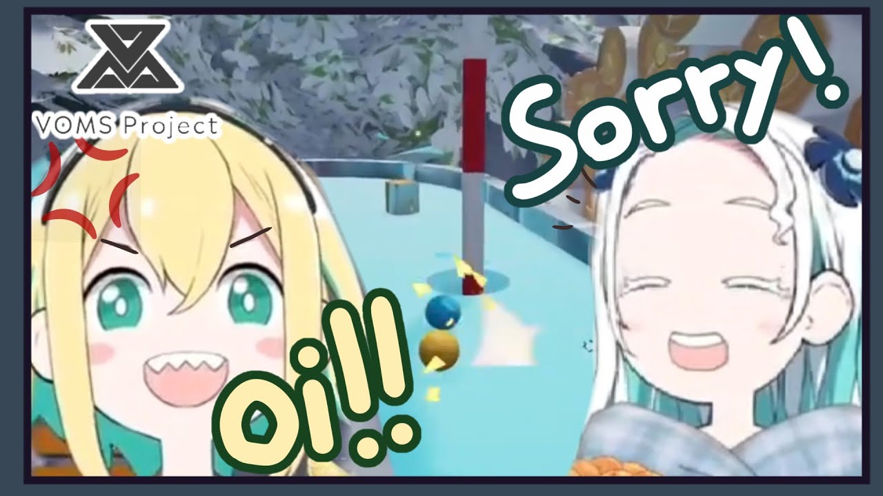 [VOMS] Pikamee accidentally hitted by Miuneru & takes a revenge.