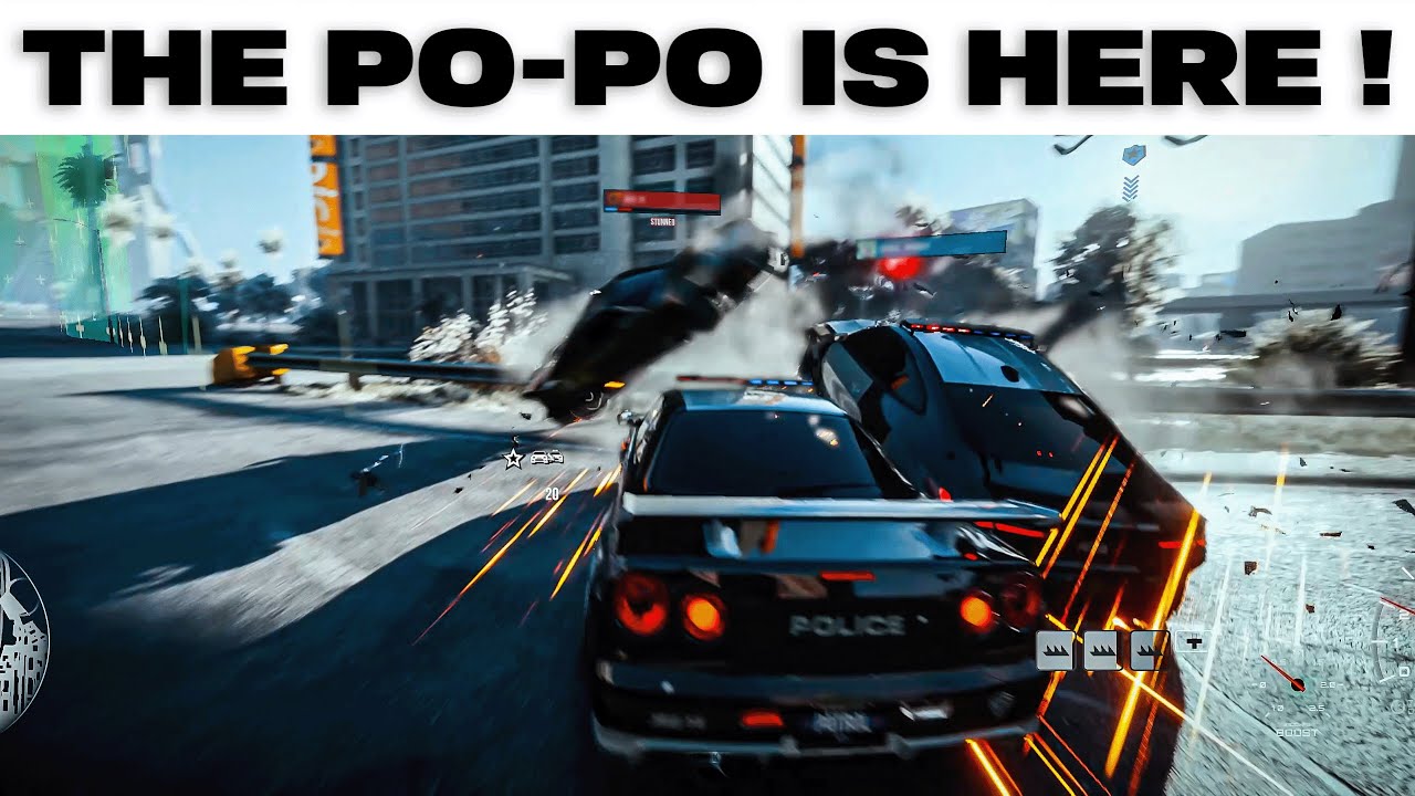 I tried the police update on CarX Street... It was chaotic