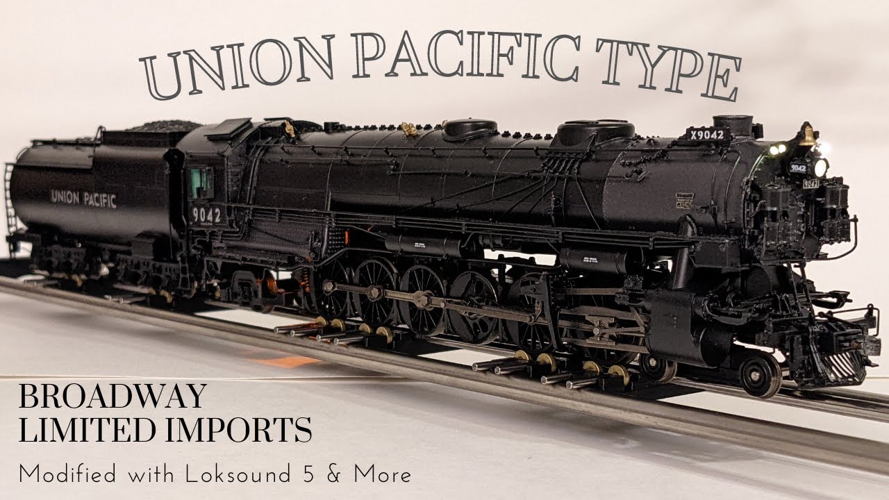 Broadway Limited Imports HO Scale 4-12-2 Steam Locomotive with Loksound 5, custom lighting