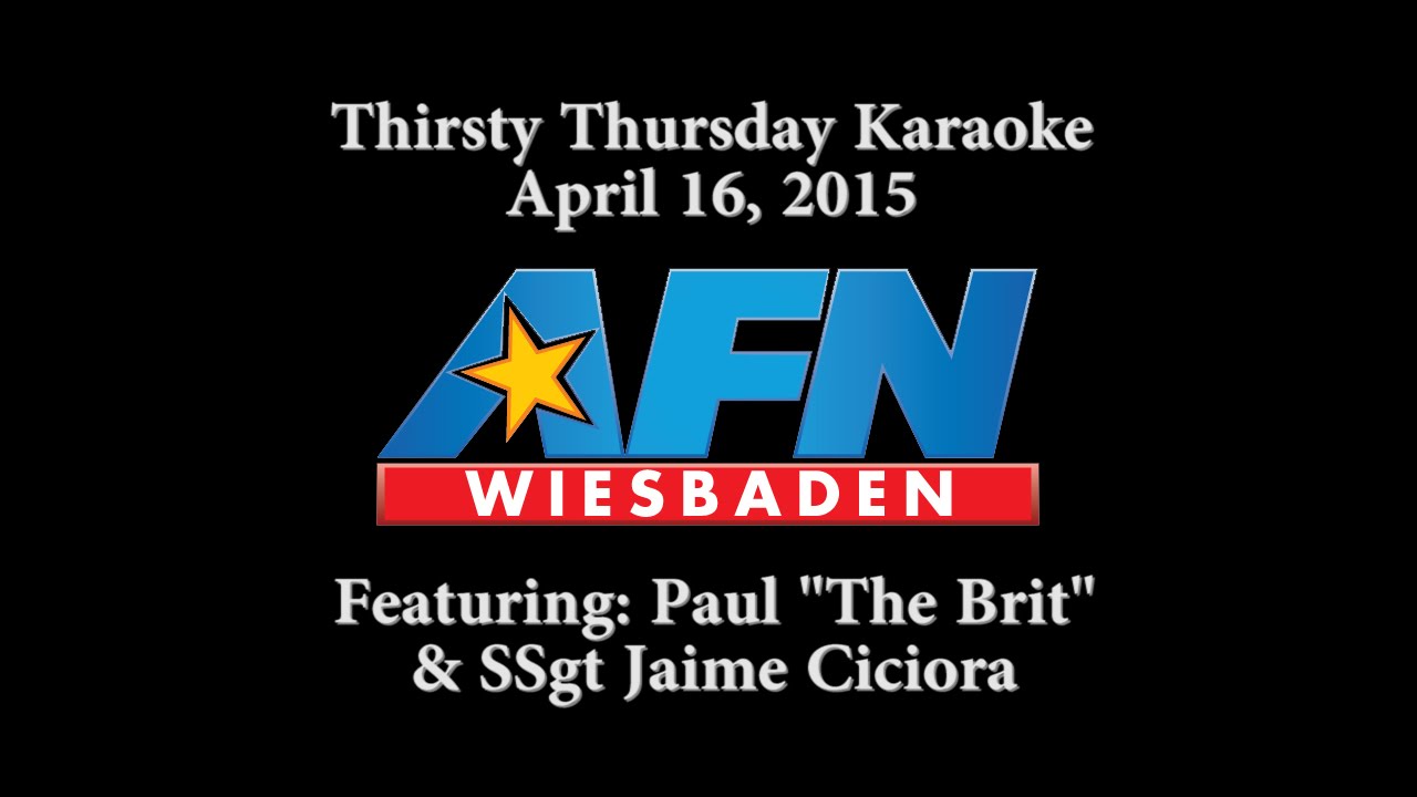 Thirsty Thursday Karaoke The Brit and Jaime Apr 16