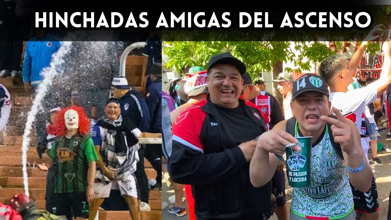 AMISTADES de LAS HINCHADAS del ASCENSO | Entre EQUIPOS de ASCENSO, PRIMERA Y MAS