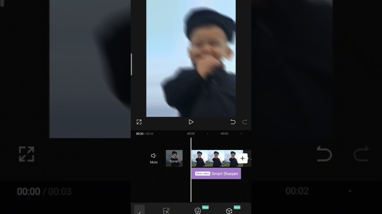 Smart sharpen Best capcut 3D zoming tutorial// 