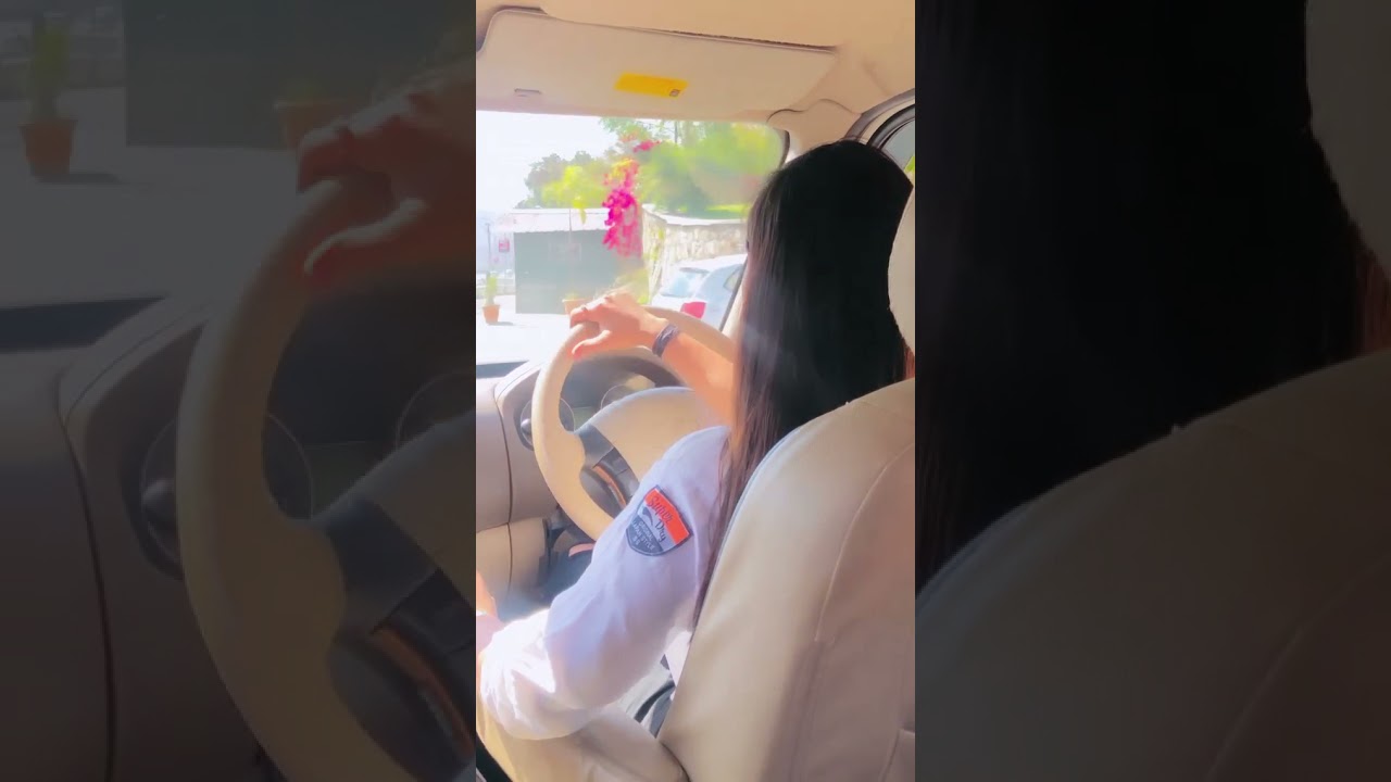 Punjabi girl drive car status reel ❤️ || cute Punjabi girl video 📸 || 