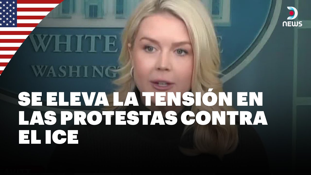 🚨 Tensión en Minnesota: La palabra de Karoline Leavitt, Portavoz de la Casa Blanca | DNews