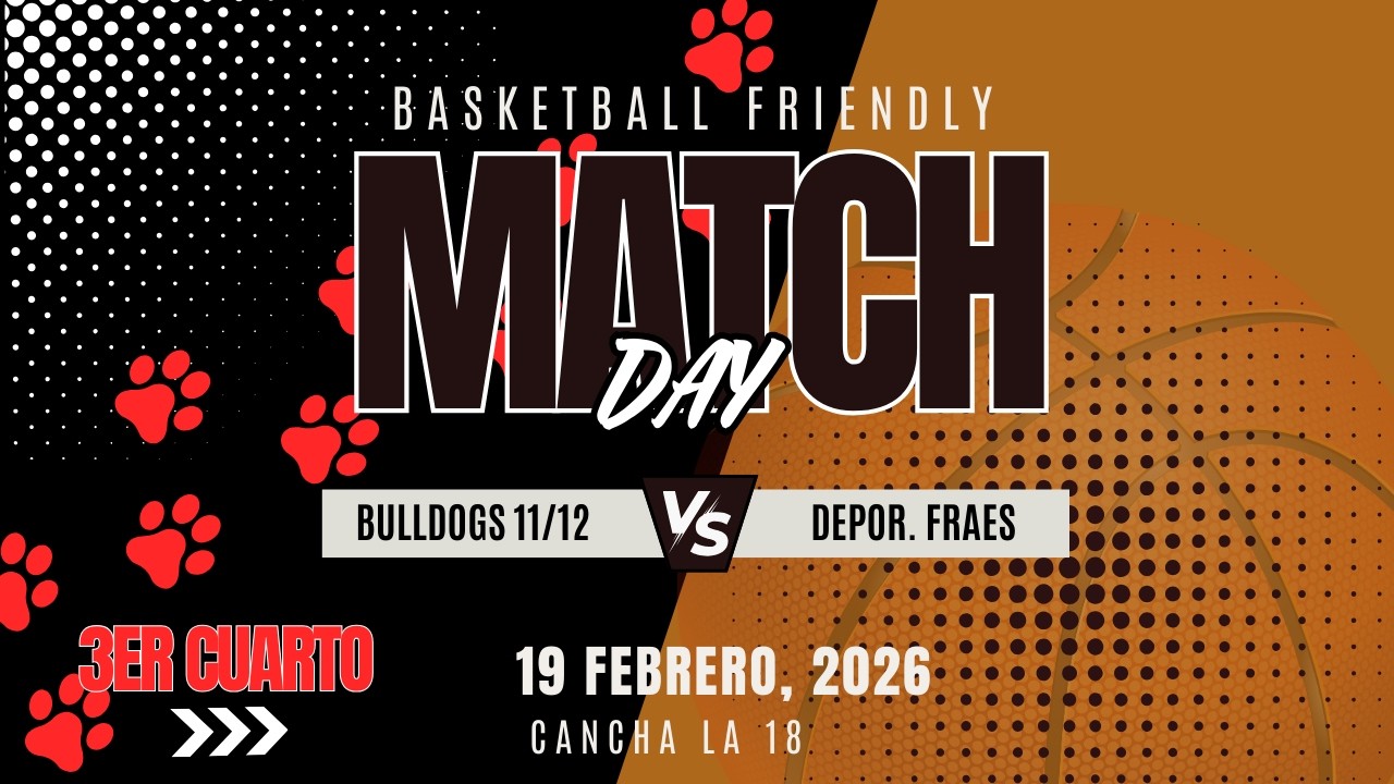 Partido Amistoso 11/12 Bulldogs Vs Fraes | 3er Cuarto | 19 Febrero, 2026
