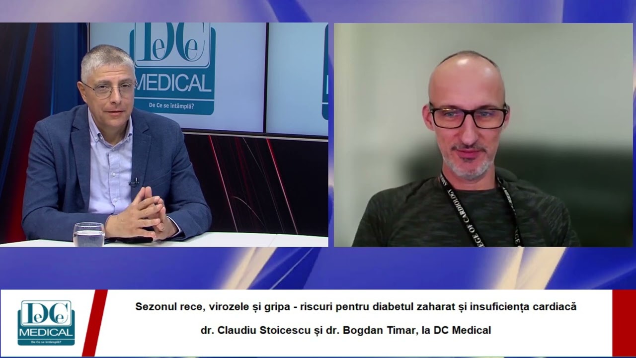 Alertă de gripă și pneumonie! Claudiu Stoicescu și Bogdan Timar, la DC News și DC Medical