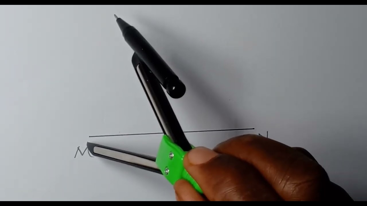 CONSTRUCTION OF A TRIANGLE WITH GIVEN SIDES