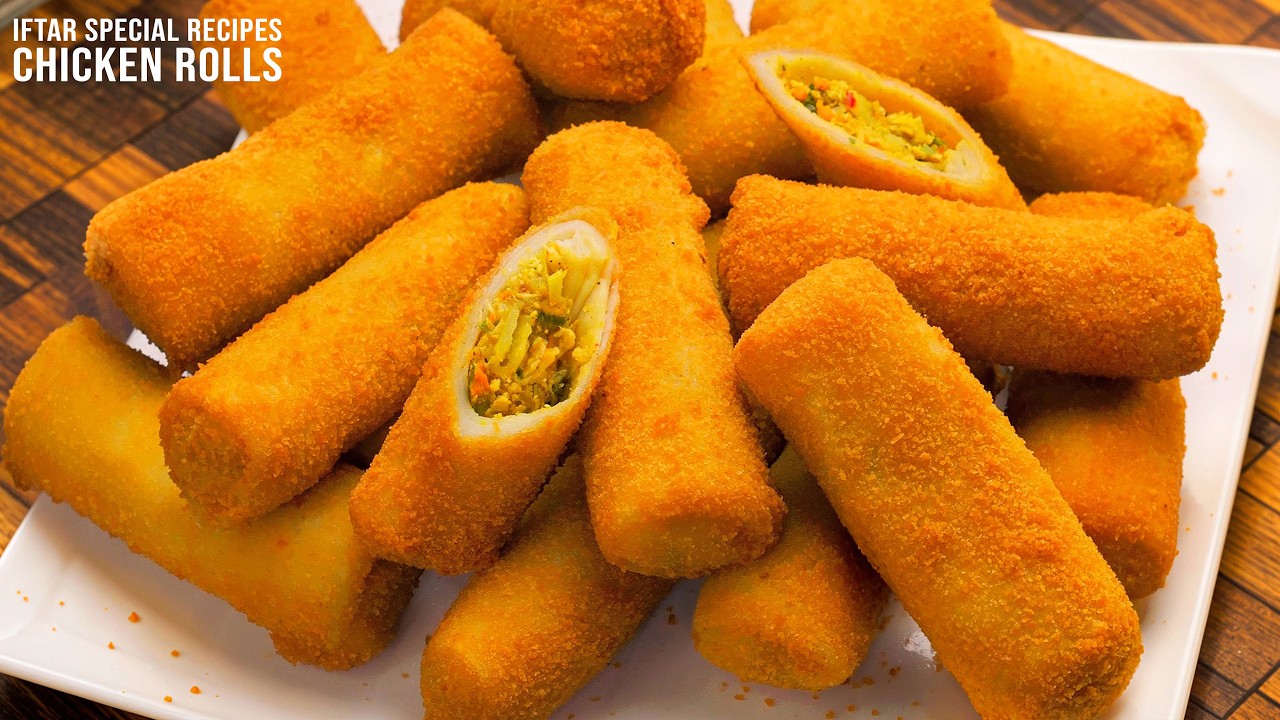 Chicken Rolls Recipe | Perfect Crispy Ramadan Iftar Snack