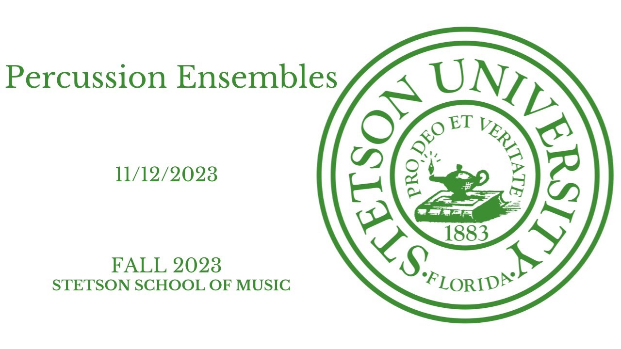 Stetson University Percussion Ensembles