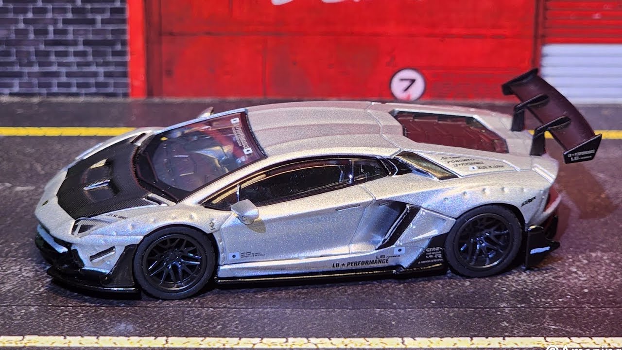 Lamborghini Aventador LB Works Limited Edition by Mini GT - Unboxing.