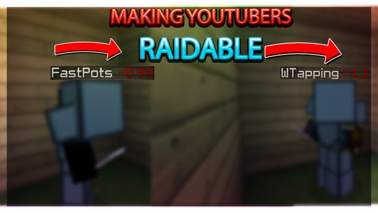 MAKING every YOUTUBER **RAIDABLE** - Fastpots, Wtappinq + More!!