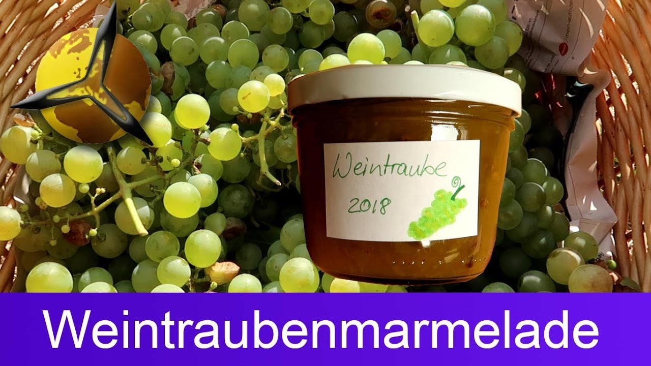 Weintraubenmarmelade selber machen - 2 Rezepte
