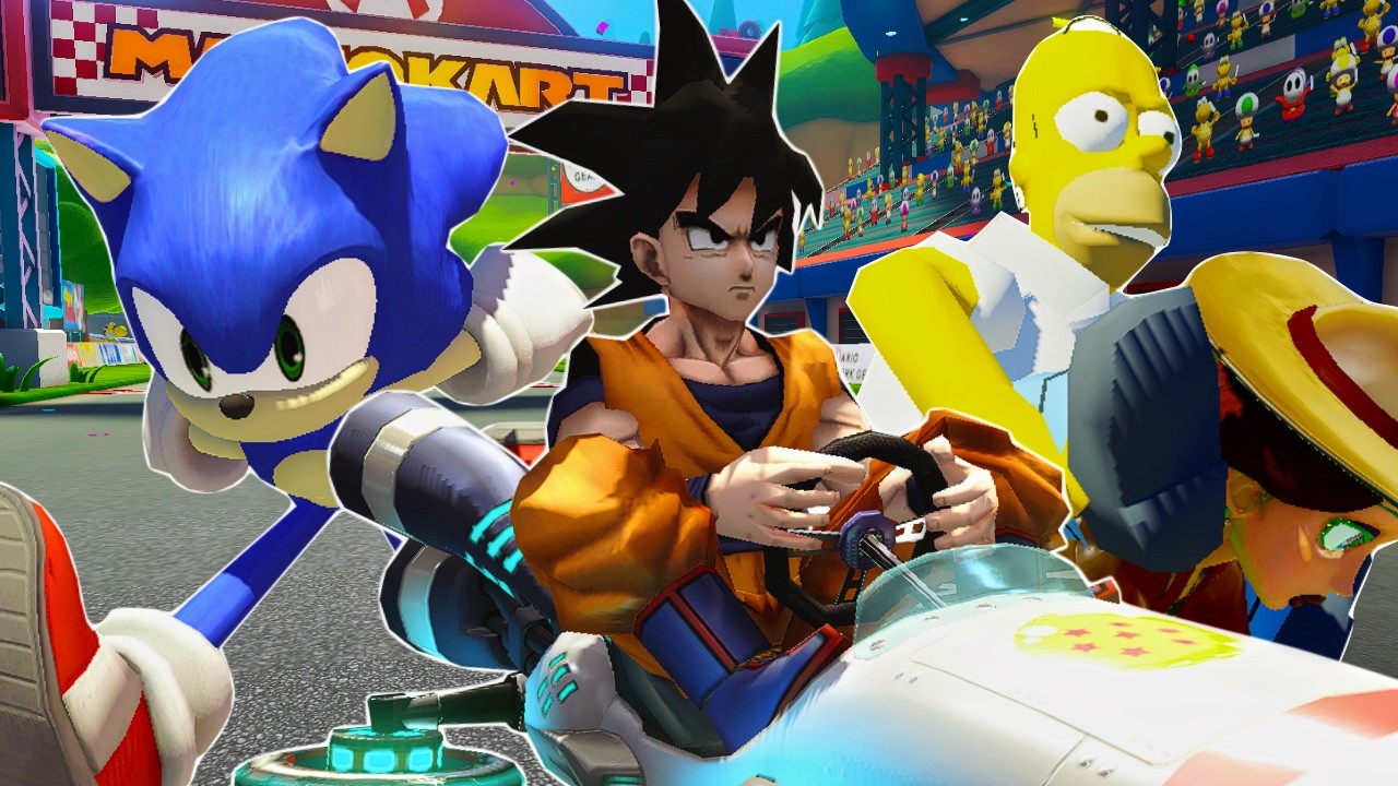 Le puse MODS RANDOMS a MARIO KART 💀