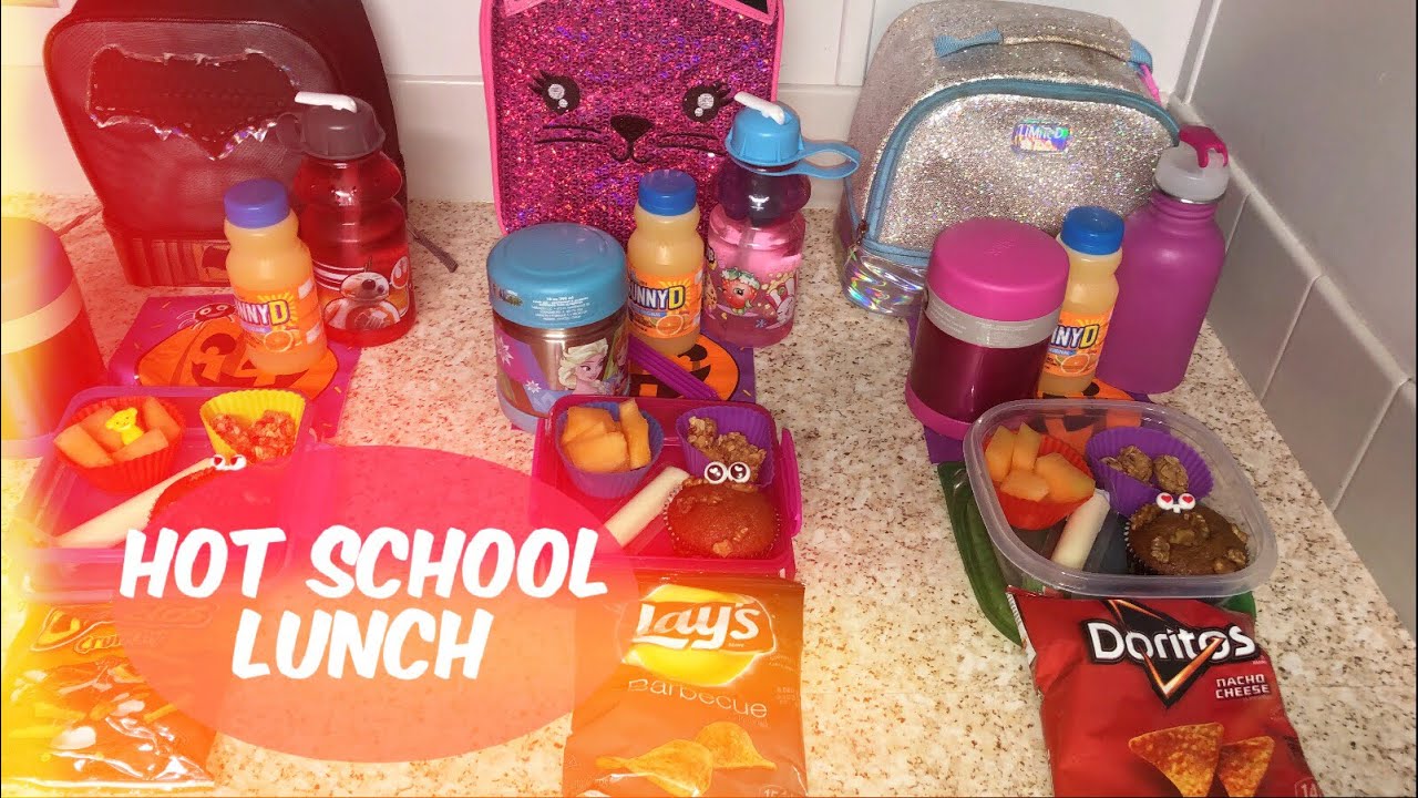 Kids school  lunch ideas | what they ate | hot lunch 2018