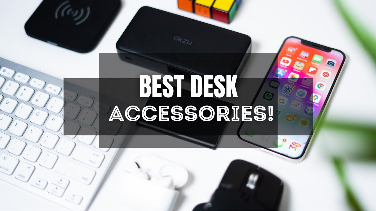 5 MUST HAVE Desk Essentials For Your WORK FROM HOME OFFICE! (UNDER 100!)