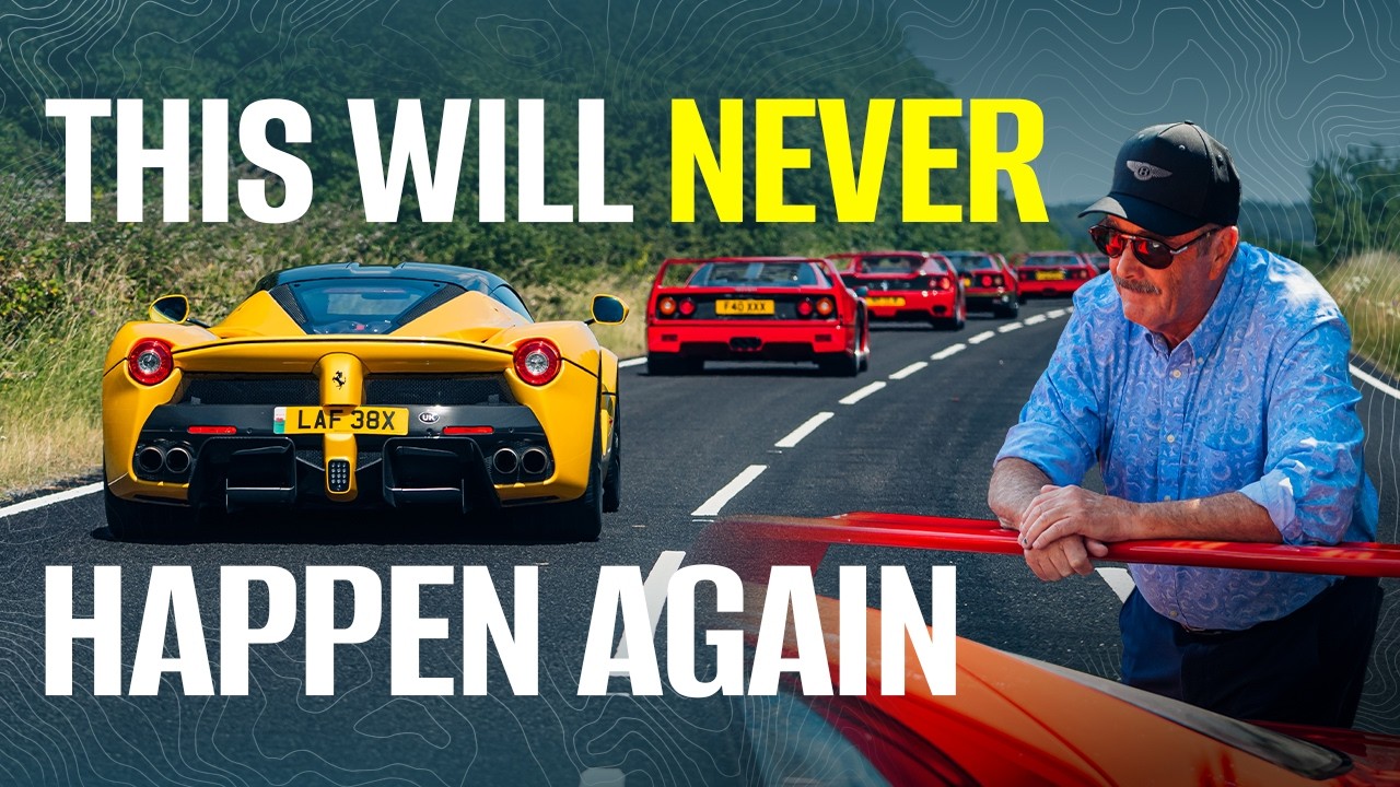 Мы отправились в автопутешествие на Ferrari стоимостью &pound;50 миллионов&hellip; а потом приехал Найджел Мэн...