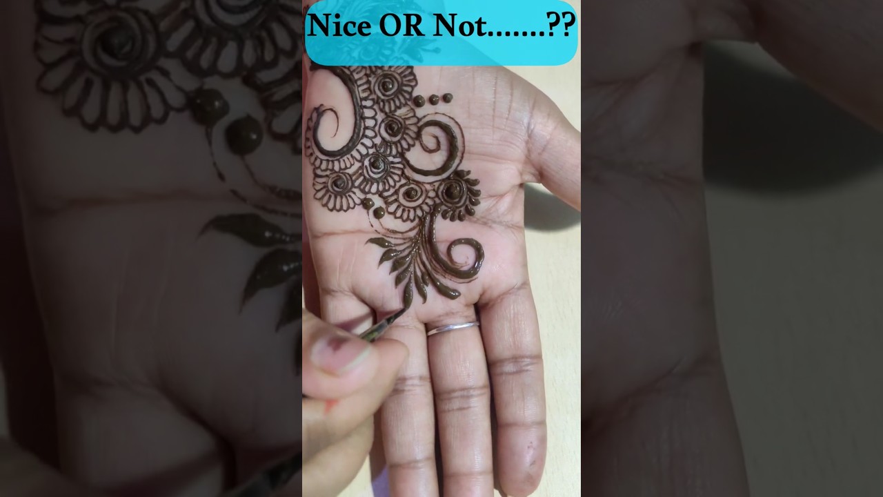 #shorts &hearts;️jab mene ye mehndi lagai&hearts;️😄😊😊#fronthandmehndi  #mehndi #pooja #design #traditional