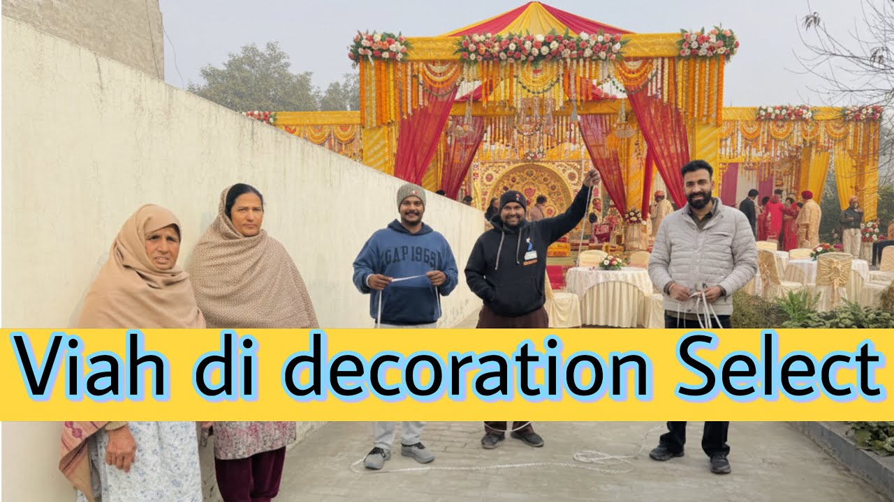 Weeding planers ne Kiti viah di decoration Done 🥳 #sanoverbal #sanoverdaviah 