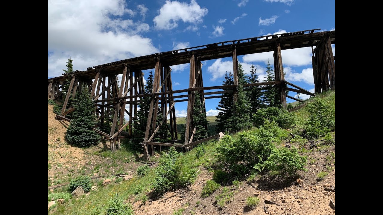 Colorado Backroads: Old Railroad Trestles Along Corona (Rollins) Pass, Colorado. August 2022.